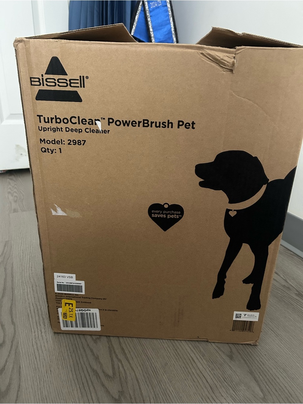 BISSELL TurboClean PowerBrush Pet Upright Deep Cleaner - Brown